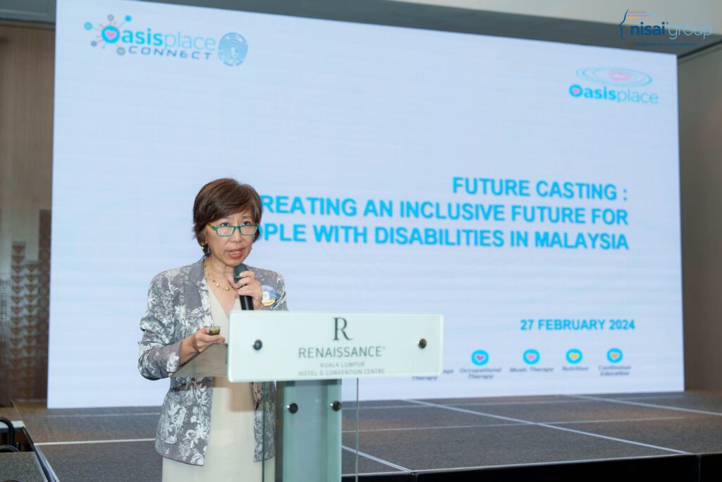 Dr. SK Choy, Founder and CEO of Oasis Place shared her speech of creating an inclusive future for students.