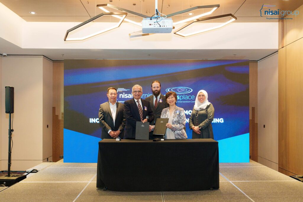 The MOU signing between Nisai Learning and Oasis Place to champion inclusive education.
