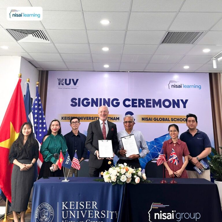 Nisai officially signs a strategic cooperation agreement with Keiser University Vietnam | Nisai Learning
