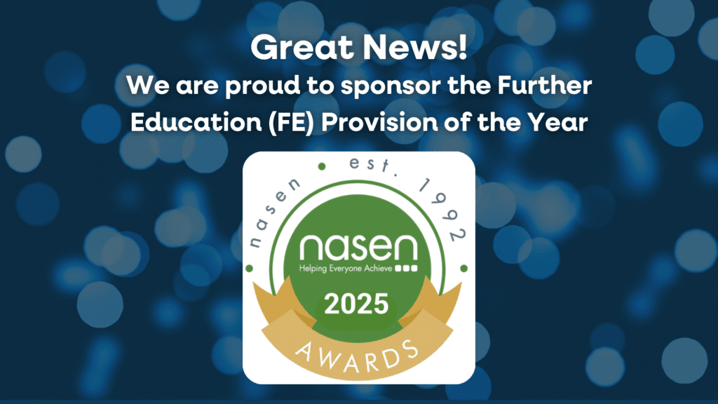 Nisai is proud to sponsor the Further Education (FE) Provision of the Year Award at Nasen Awards 2025 | Nisai Learning
